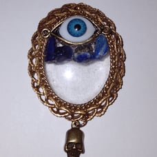 Lapis Lazuli Eyeball Pin