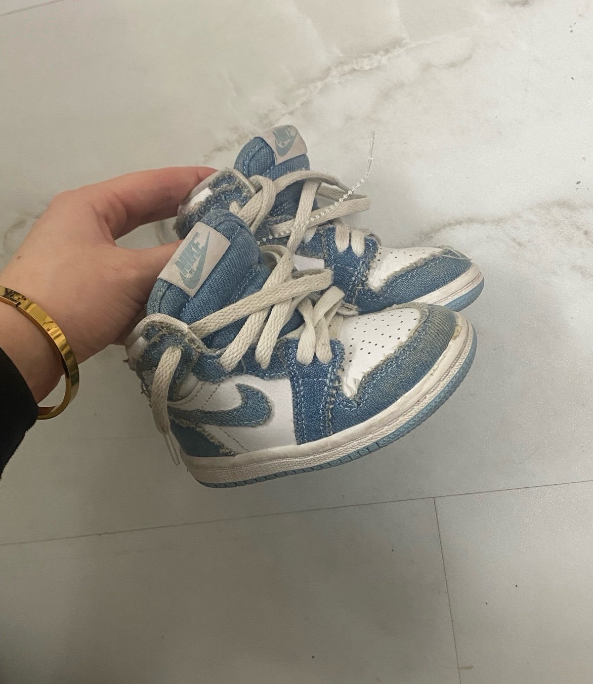 Infant Air Jordan 1 Retro High OG TD 'Denim'