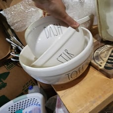 Rae Dunn Ceramic Mixing Bowls