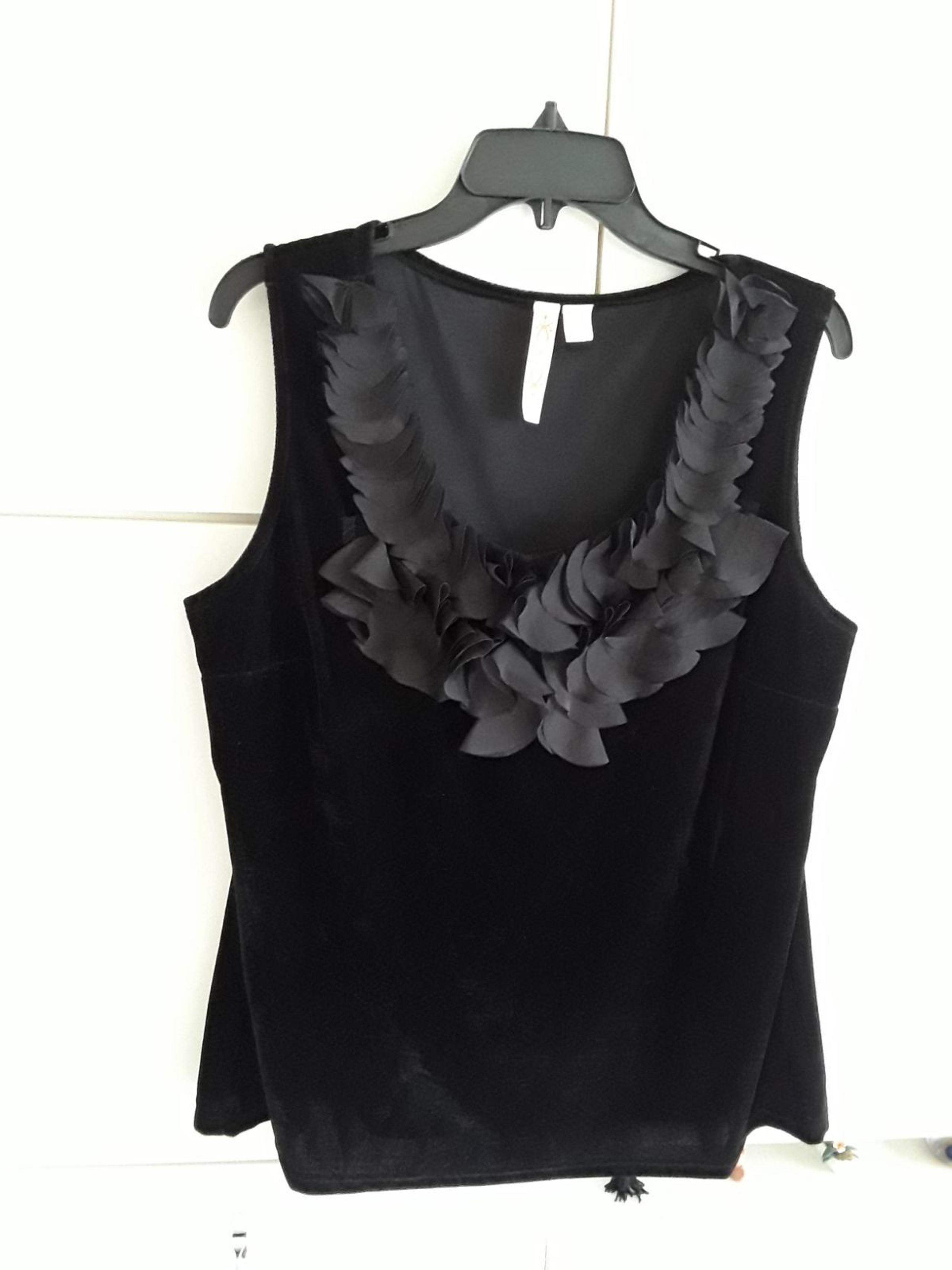 Cute Black Velvet Top
