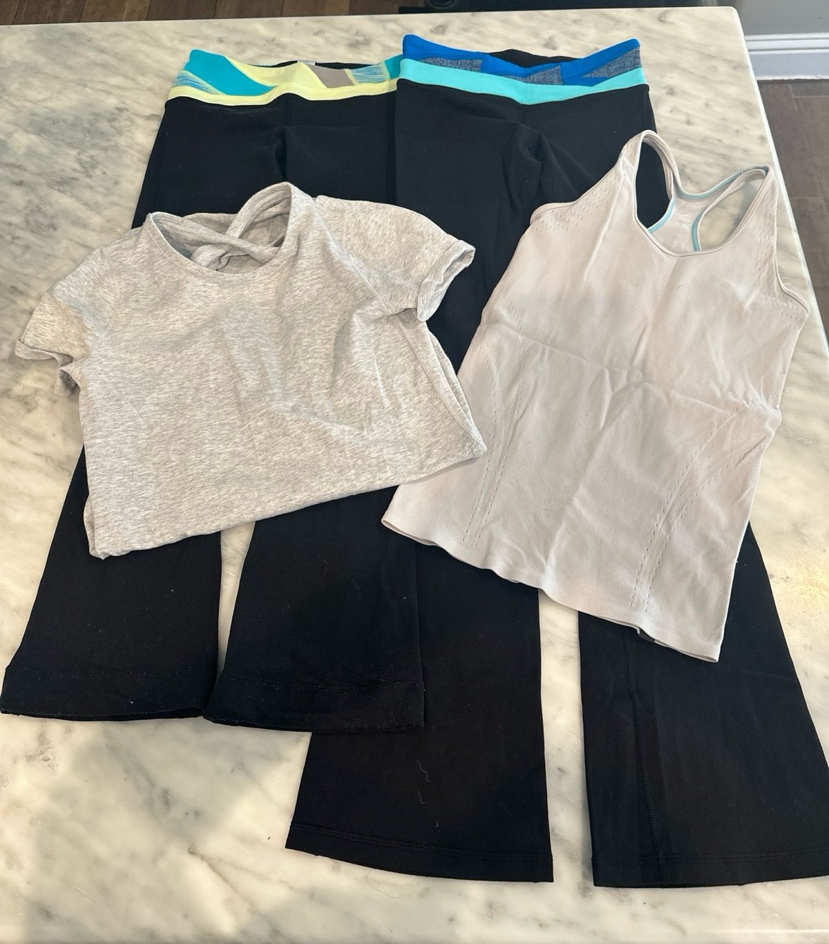 Ivivva by Lululemon lot of girls yoga pants, tank and tee dress