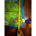 Teletubbies Vtg Mega Bloks INDOOR Play Mat and blocks 24” RARE 1999 Noo-no READ