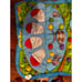 Teletubbies Vtg Mega Bloks INDOOR Play Mat and blocks 24” RARE 1999 Noo-no READ