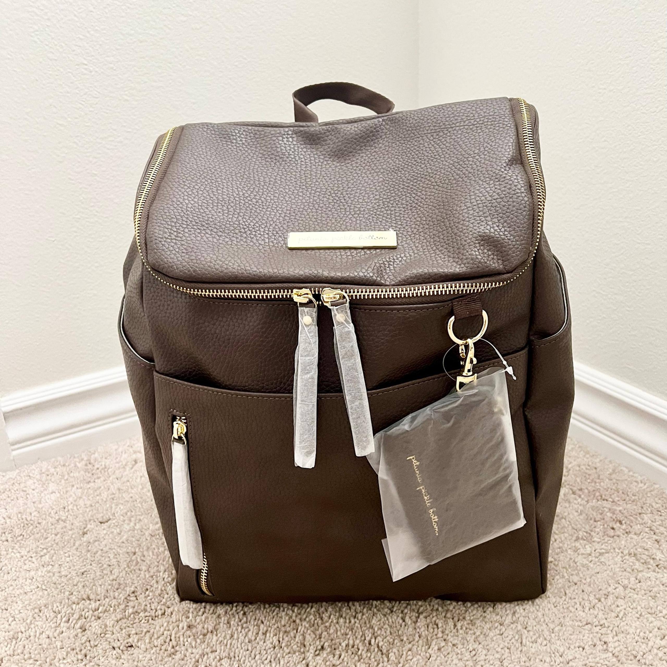 *BNWT Never Used* Petunia Pickle Bottom Tempo Backpack Diaper Bag - Saddle Color