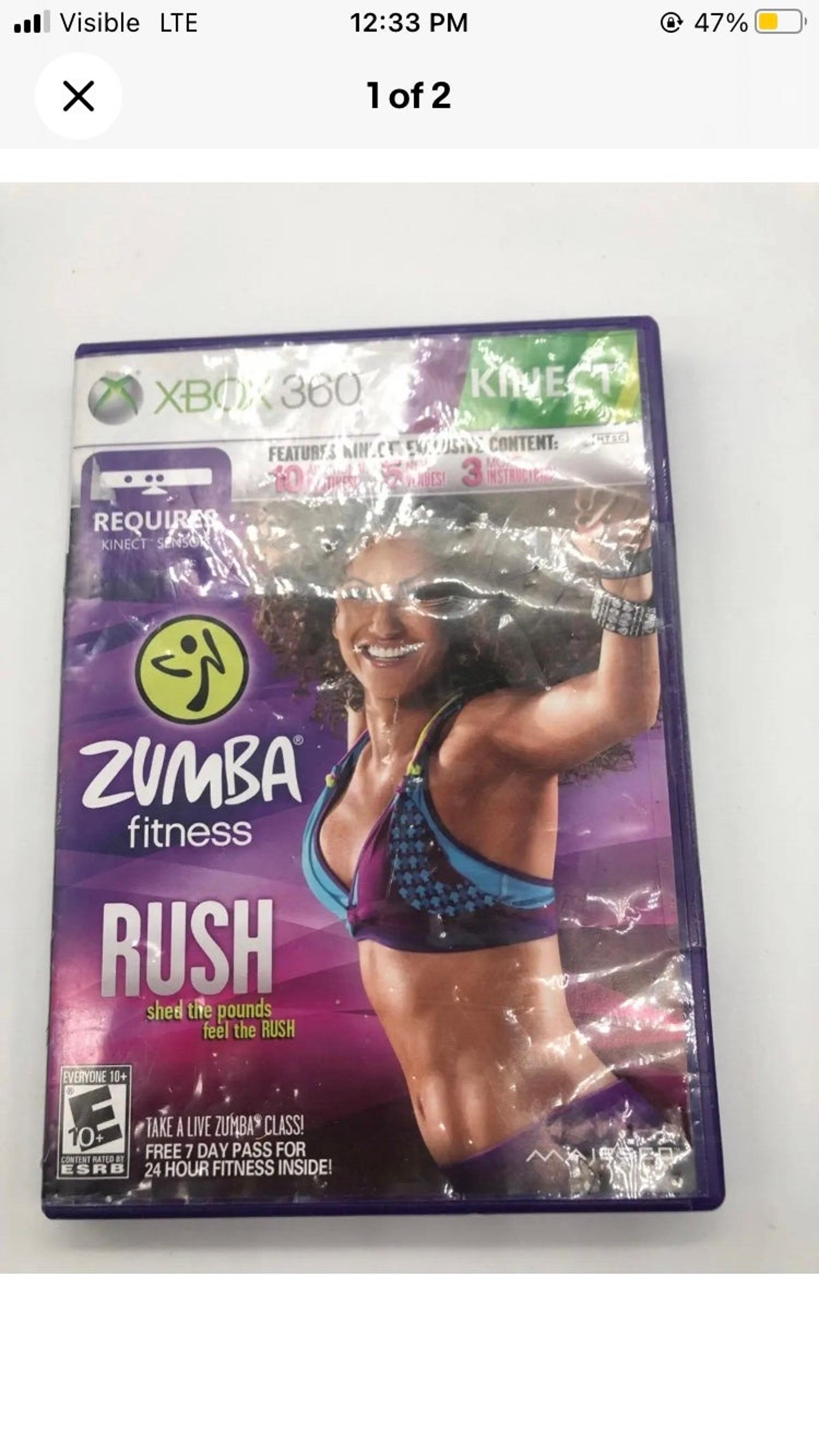 Zumba Fitness Rush (Microsoft Xbox 360, 2012)