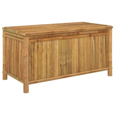 vidaXL Bamboo Patio Storage Box - 43.3 x20.5 x21.7 #UIC#241