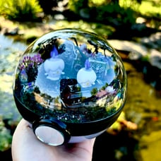 Ghost Pokémon Litwick Pokeball Terrarium