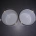 Fitz and Floyd Porcelain Plate and Mug Set Oak Park White Gold Trimmed Lot of 12