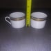Fitz and Floyd Porcelain Plate and Mug Set Oak Park White Gold Trimmed Lot of 12