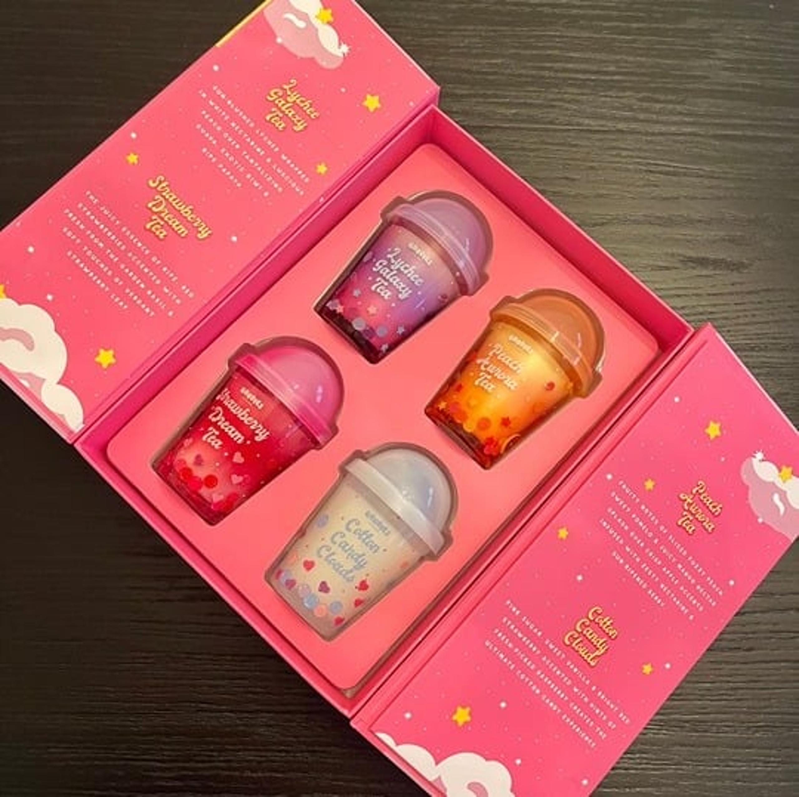 DW Home Goodies Galaxy Boba Tea Shop Candles Box Gift Set - New!