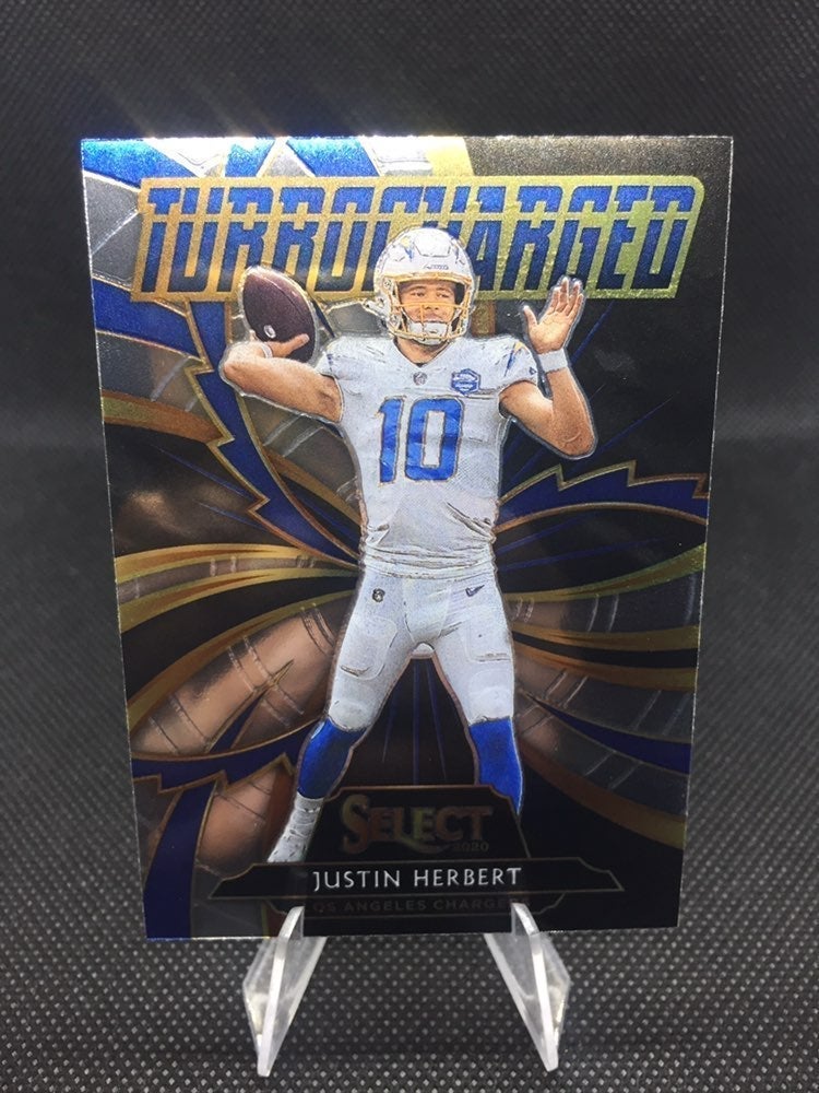 Justin Herbert RC Turbocharged Rookie Card