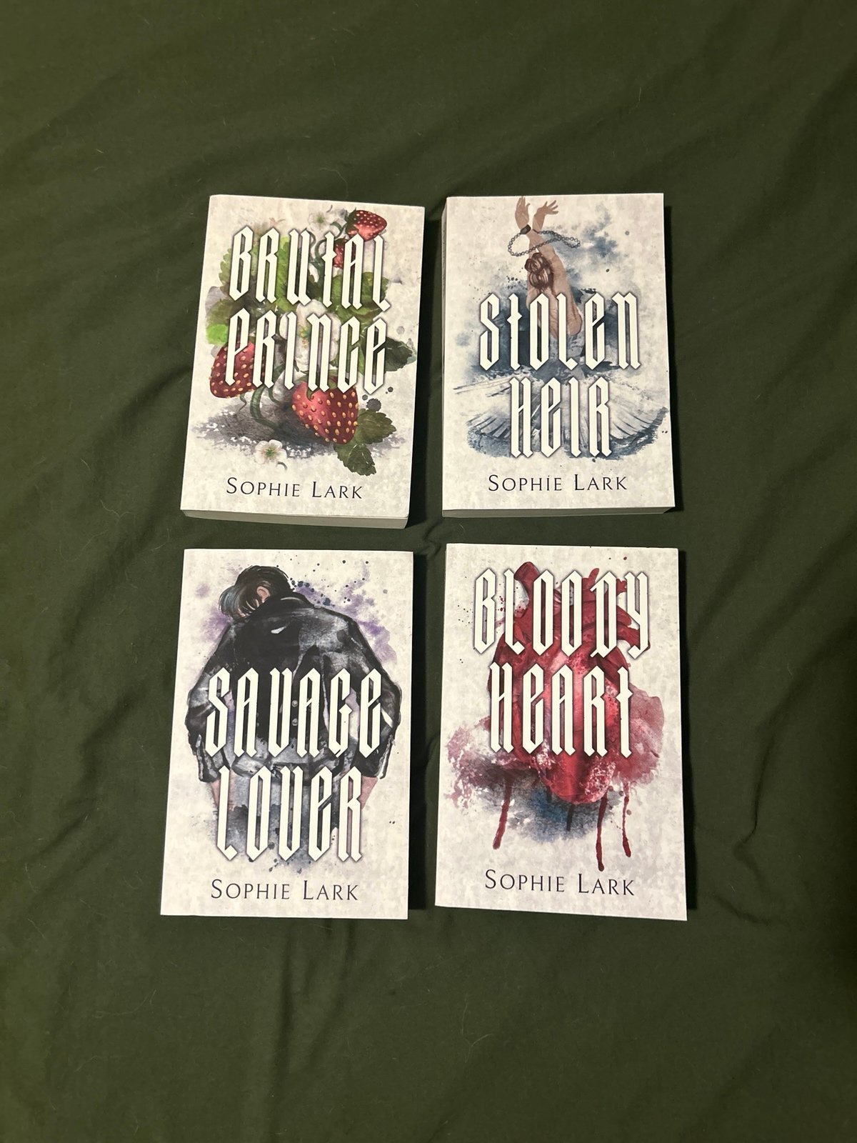 Signed indie illustrated brutal birthright series 1-4