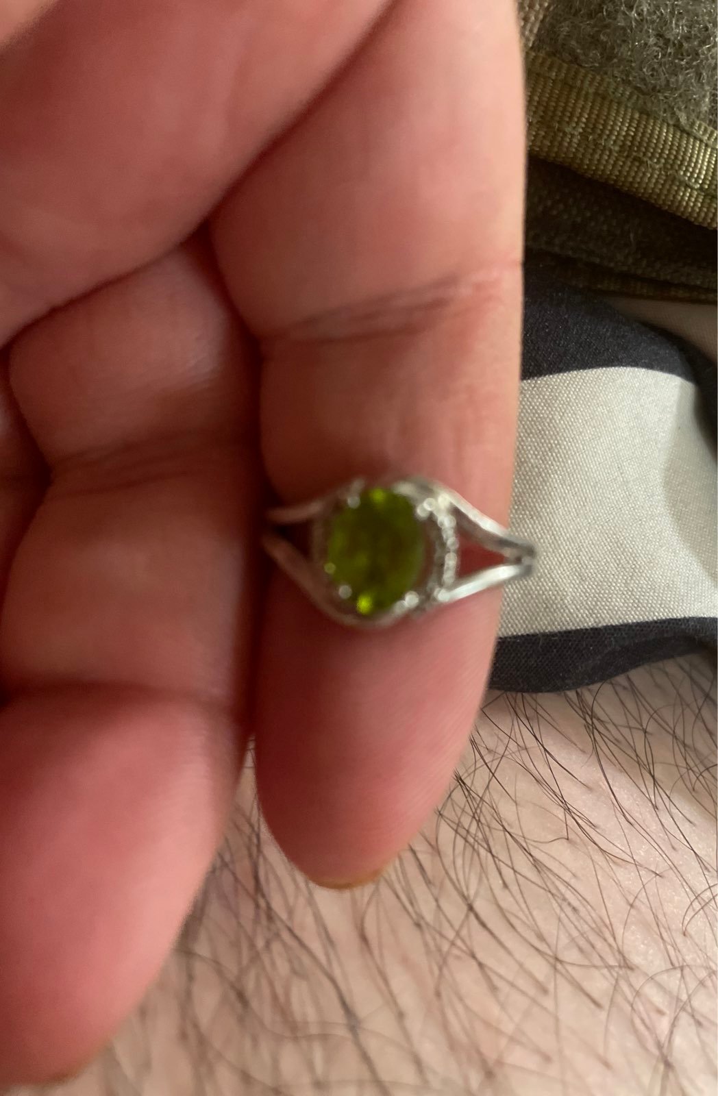 Prasiolite Ring 925 Sterling Silver
