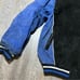 Vintage 90s NFL Indianapolis Colts Suede Leather Jacket Black Blue Mens Size XL