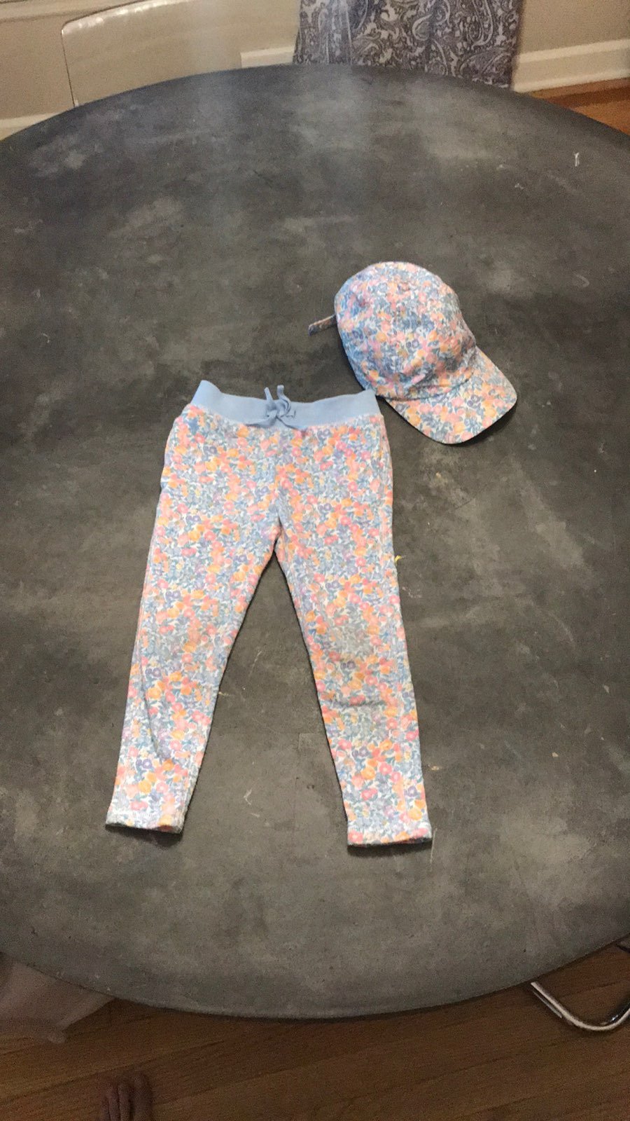 Ralph Lauren floral pants & hat