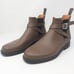 HUNTER | RARE Men’s Rubber Strapped Ankle Boots Dark Brown Size 12