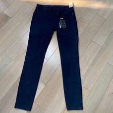 396 DL1961 Florence instasculp leather front waxed pants