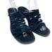 Jeffrey Campbell Women's Intertwine Slide Sandal Black Suede Size 9