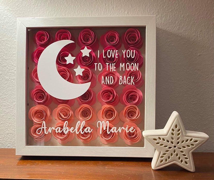 Custom nursery flower box