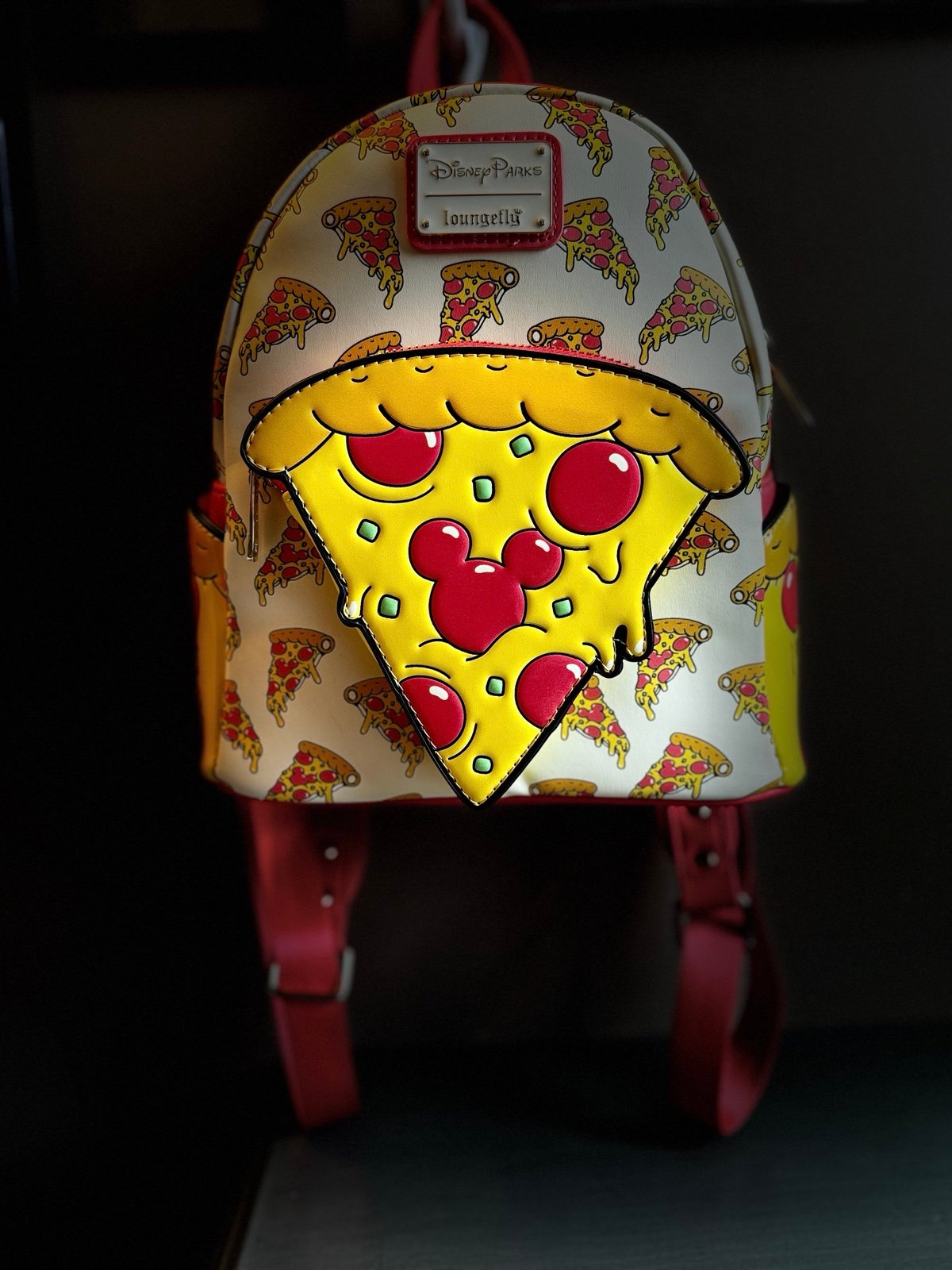 Loungefly Disney Parks Eats Collection Pizza Mickey Mouse Print Collection New!
