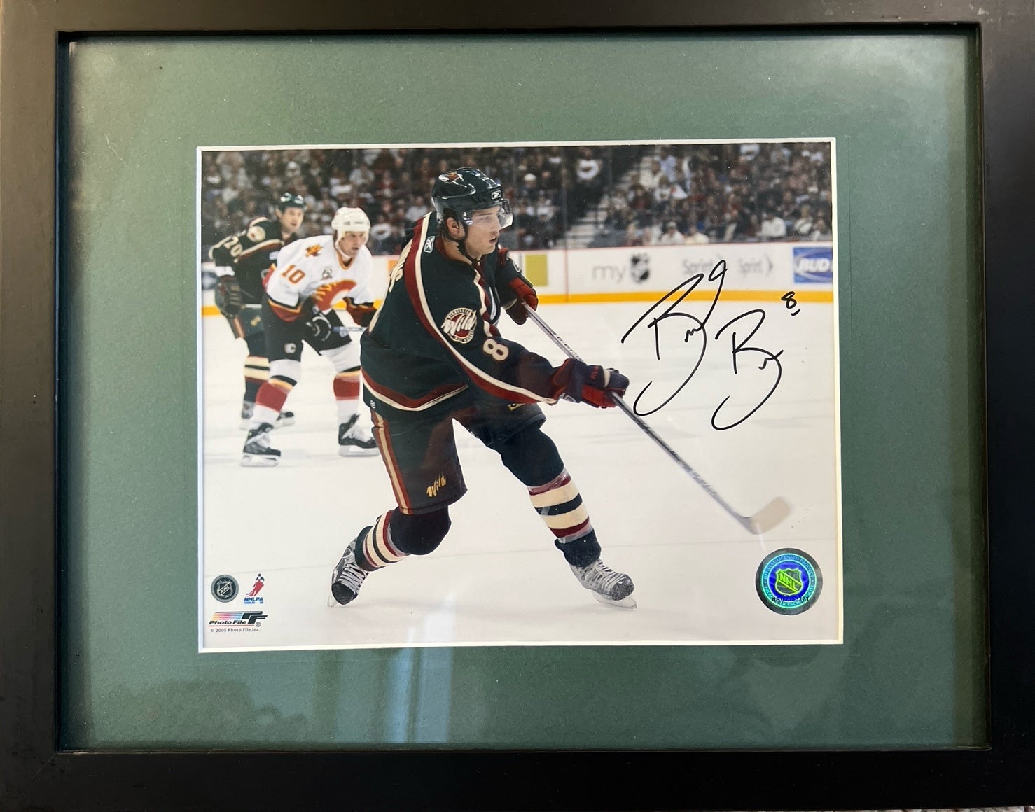 Signed Brent Burns Minnesota Wild Photo