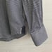 Visconti Black - Navy & white houndstooth woven dress shirt, M