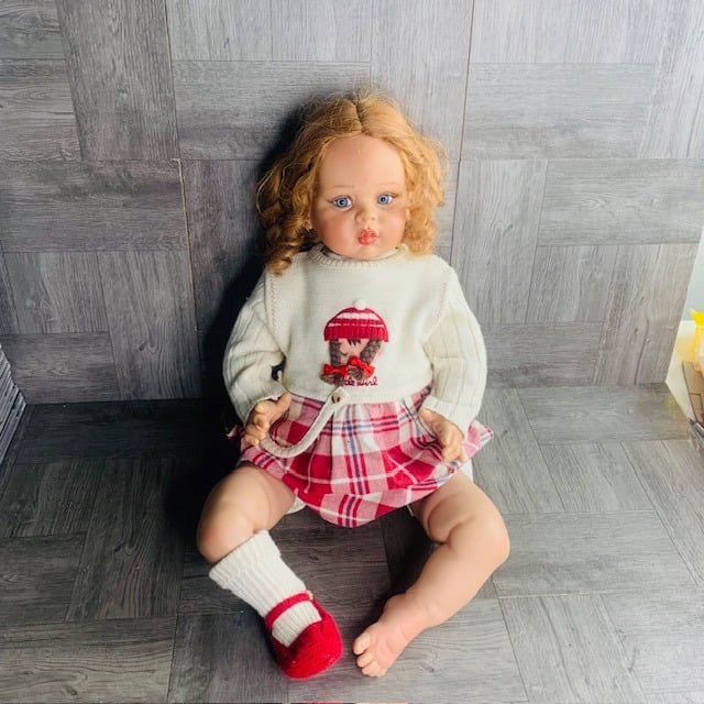 Fayzah Spanos Signed No 130/750 Girl Baby Doll 28 Rare Vintage