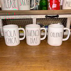 Rae Dunn Spanish Mug Bundle