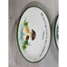 Mushroom Oval Wall Hang Plate Platter Italy Green Rim Fungi Fungus Mcm Kitchen