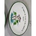 Mushroom Oval Wall Hang Plate Platter Italy Green Rim Fungi Fungus Mcm Kitchen