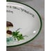 Mushroom Oval Wall Hang Plate Platter Italy Green Rim Fungi Fungus Mcm Kitchen