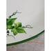 Mushroom Oval Wall Hang Plate Platter Italy Green Rim Fungi Fungus Mcm Kitchen