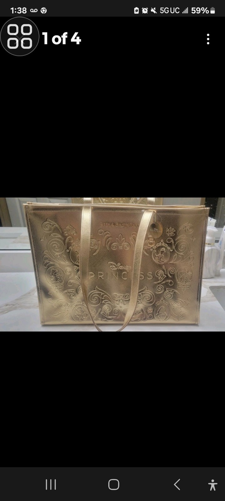 Bath and Body Works Disney Princess Bag.