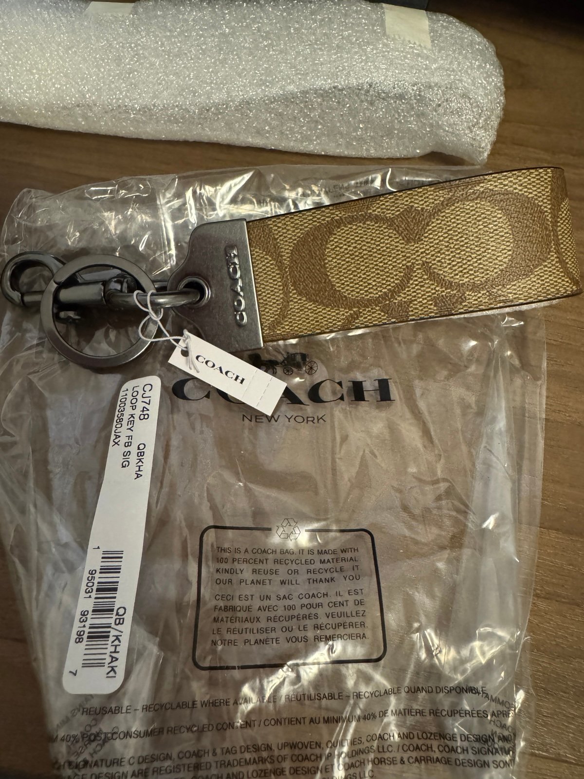 Coach keychain