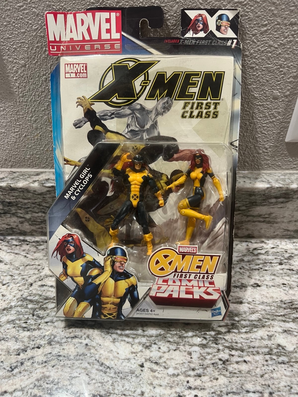 Marvel universe 3.75” comic packs x-men marvel girl cyclops new