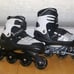 OTW Cool Inline Adjustable Roller Skates 6-7y Teens fits Womens 8-9