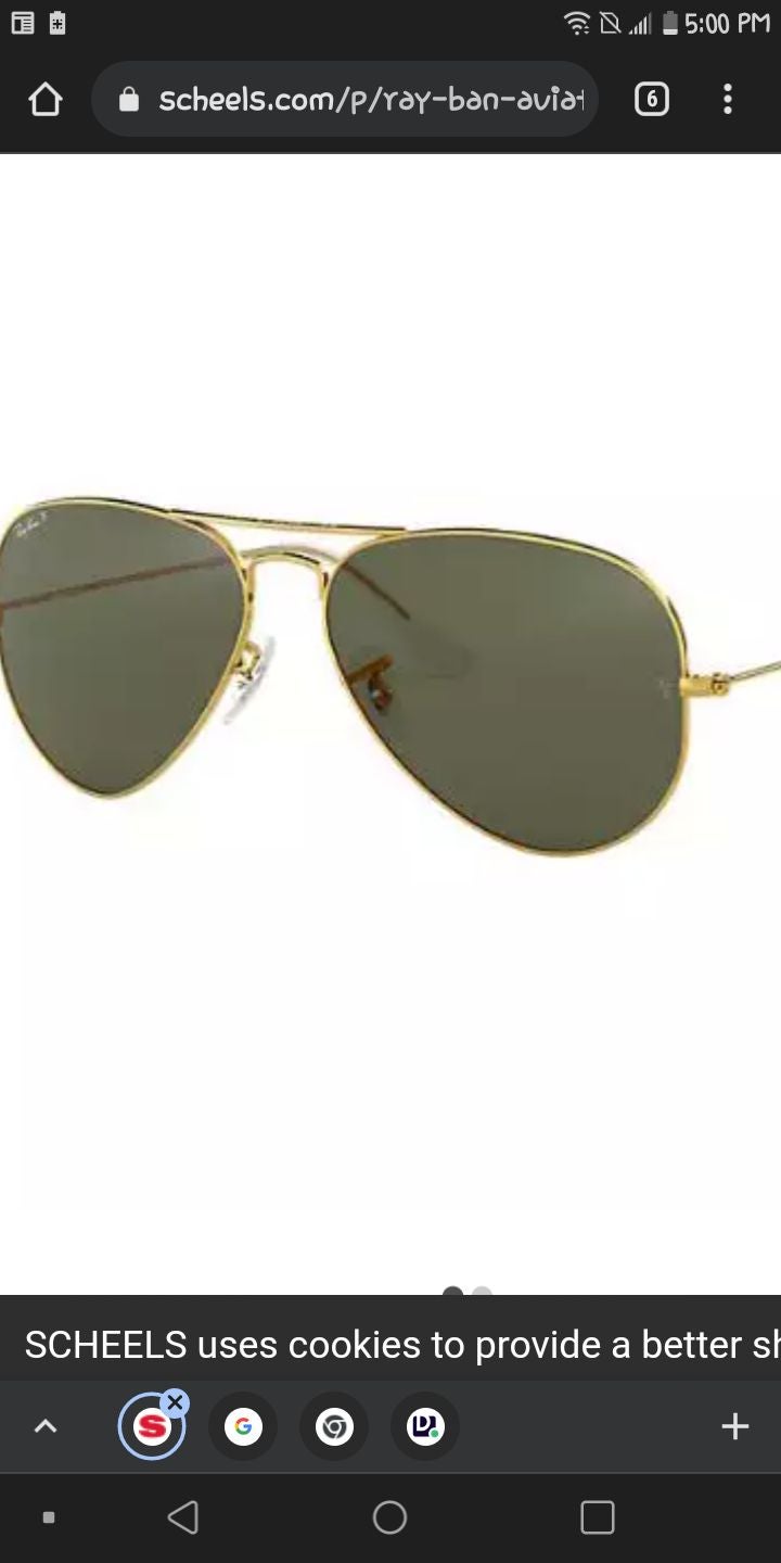 Ray-Ban RB3025 Aviator Classic Sunglasses with Gold Frame Brown Lenses