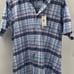 BRAND NEW Peter Millar Crown Men's M Casa Marina Blue Plaid Cotton Sport Shirt