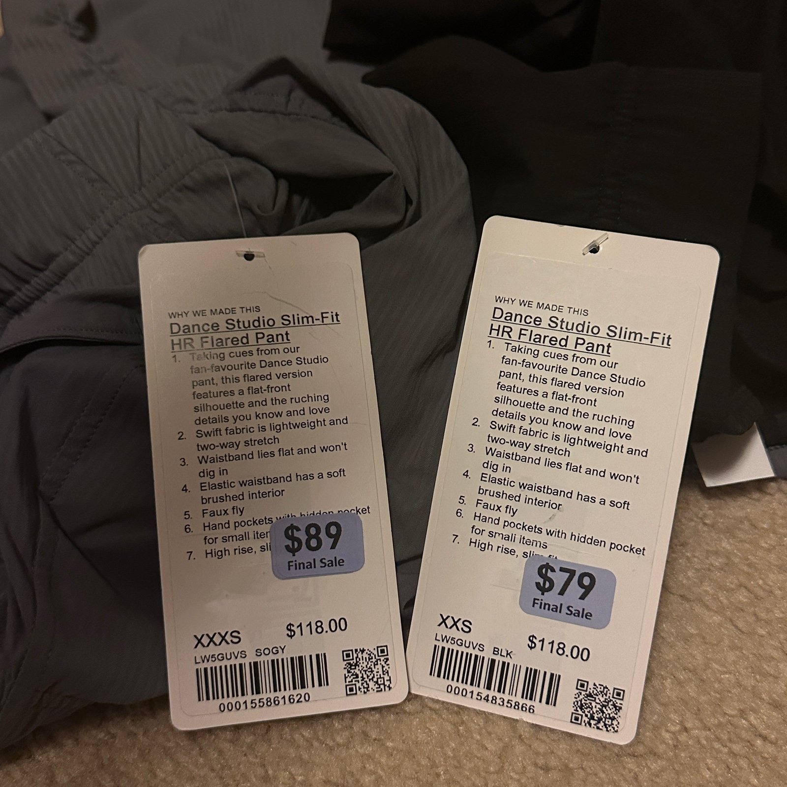 Lululemon dance studio slim fit