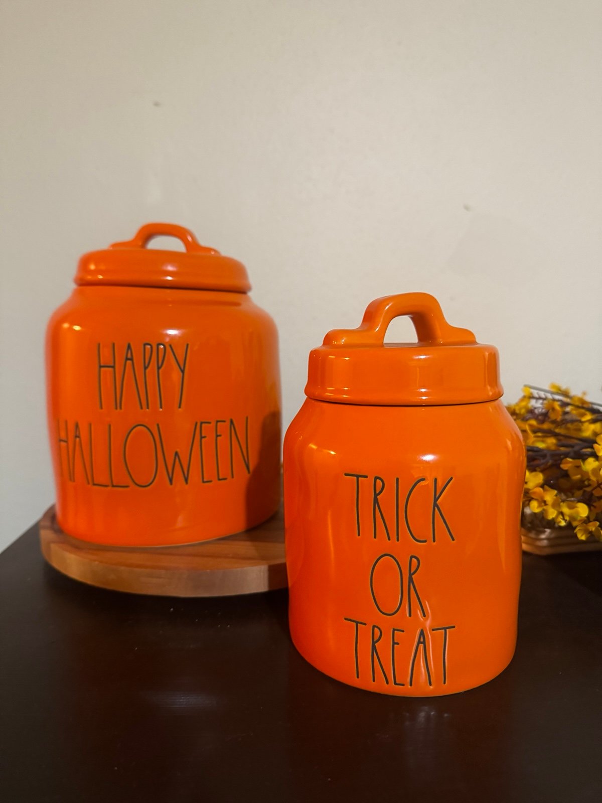 Rae Dunn Halloween Canisters