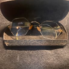 Antique wire frame glasses