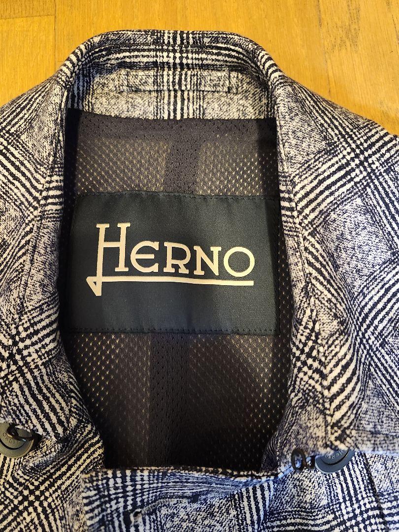 Herno Check Trench Coat