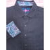 Robert Graham Black Paisley Mens Classic Fit Long Sleeve Button-Up Shirt Large