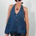 Lioness Denim Halter Top
