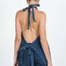 Lioness Denim Halter Top