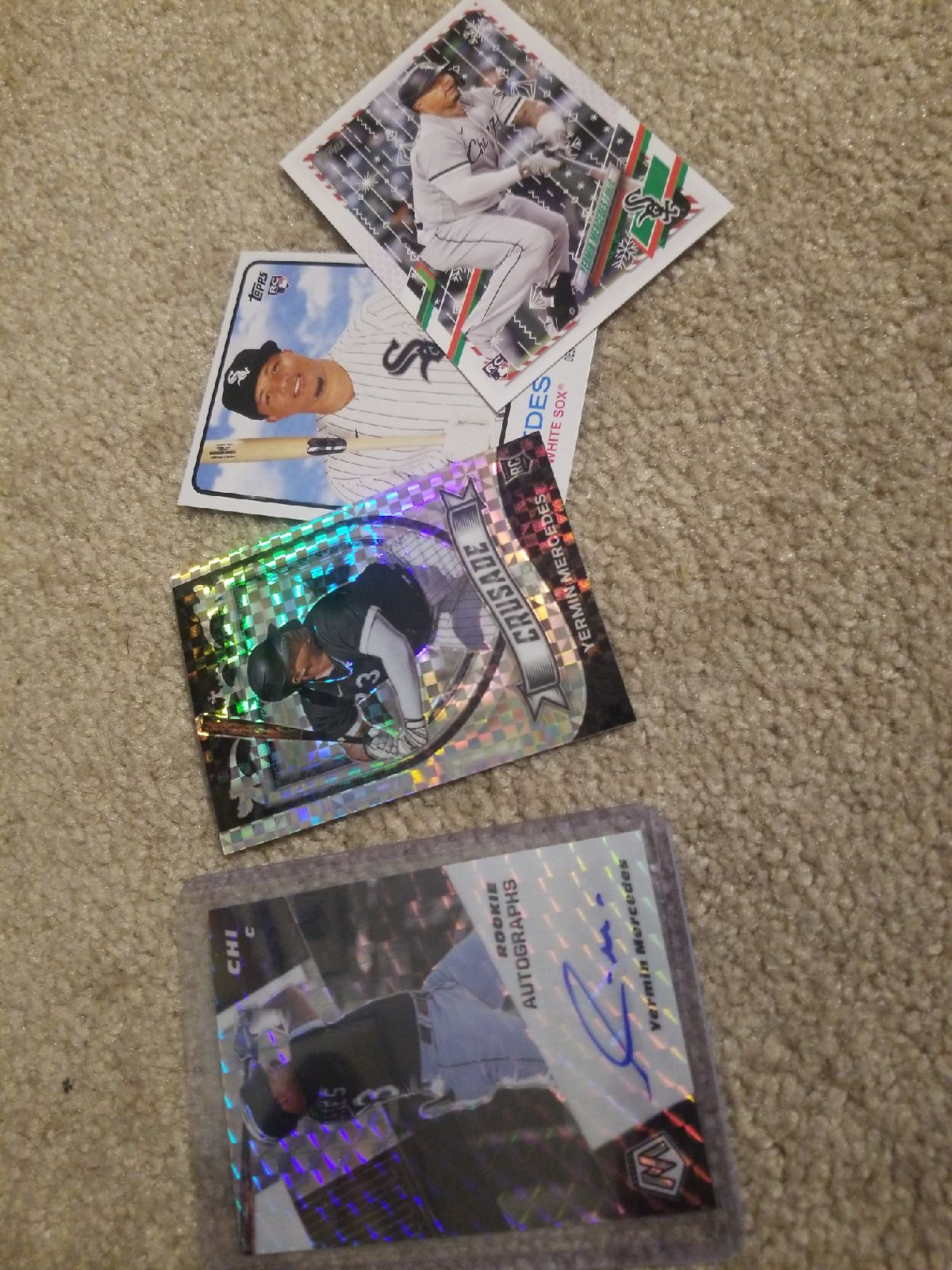 Yermin Mercedes rookie lot