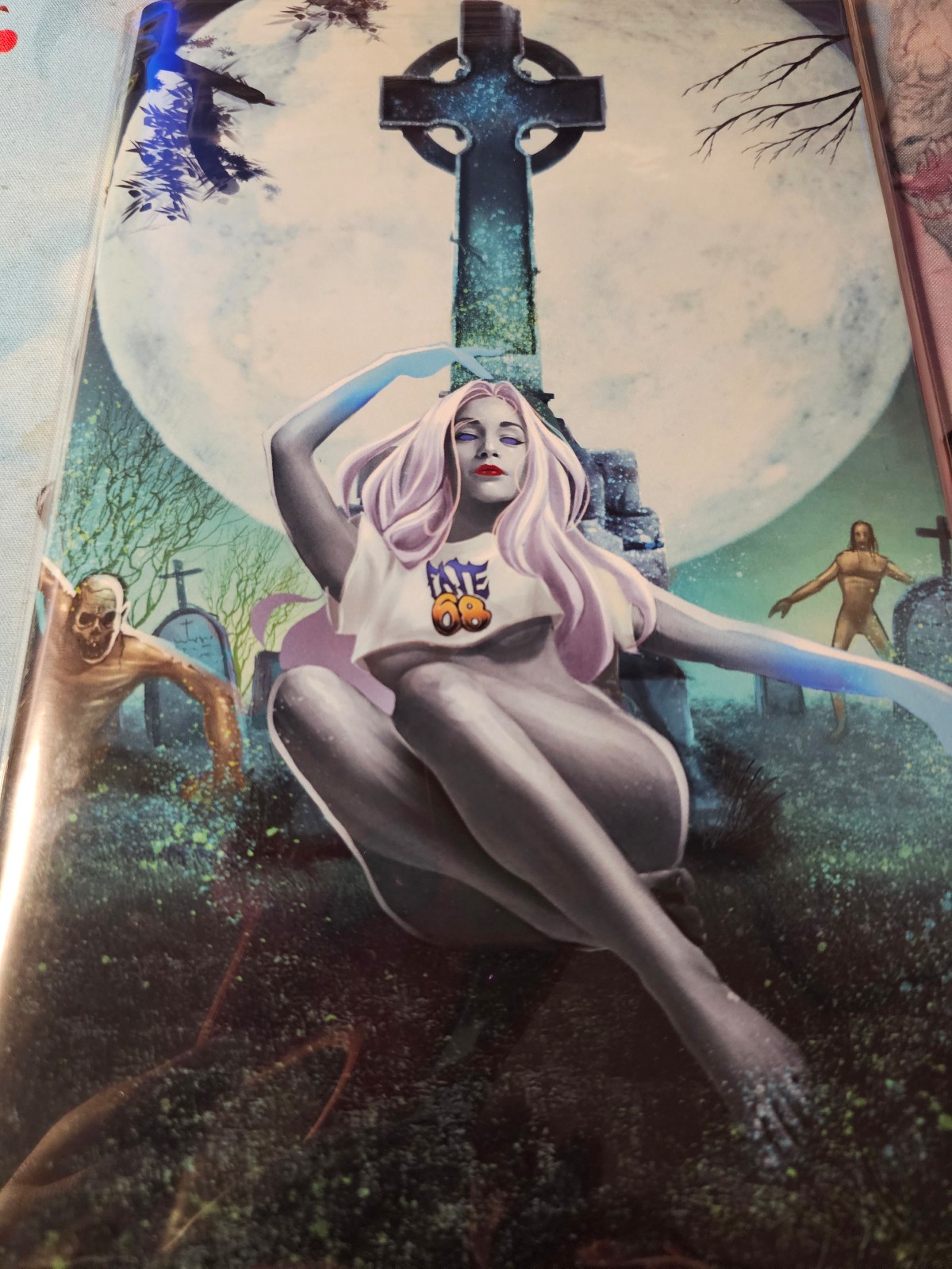 Living Dead Girl #1 Kickstarter 'Graveside' virgin cover creator Gregbo/J Conley
