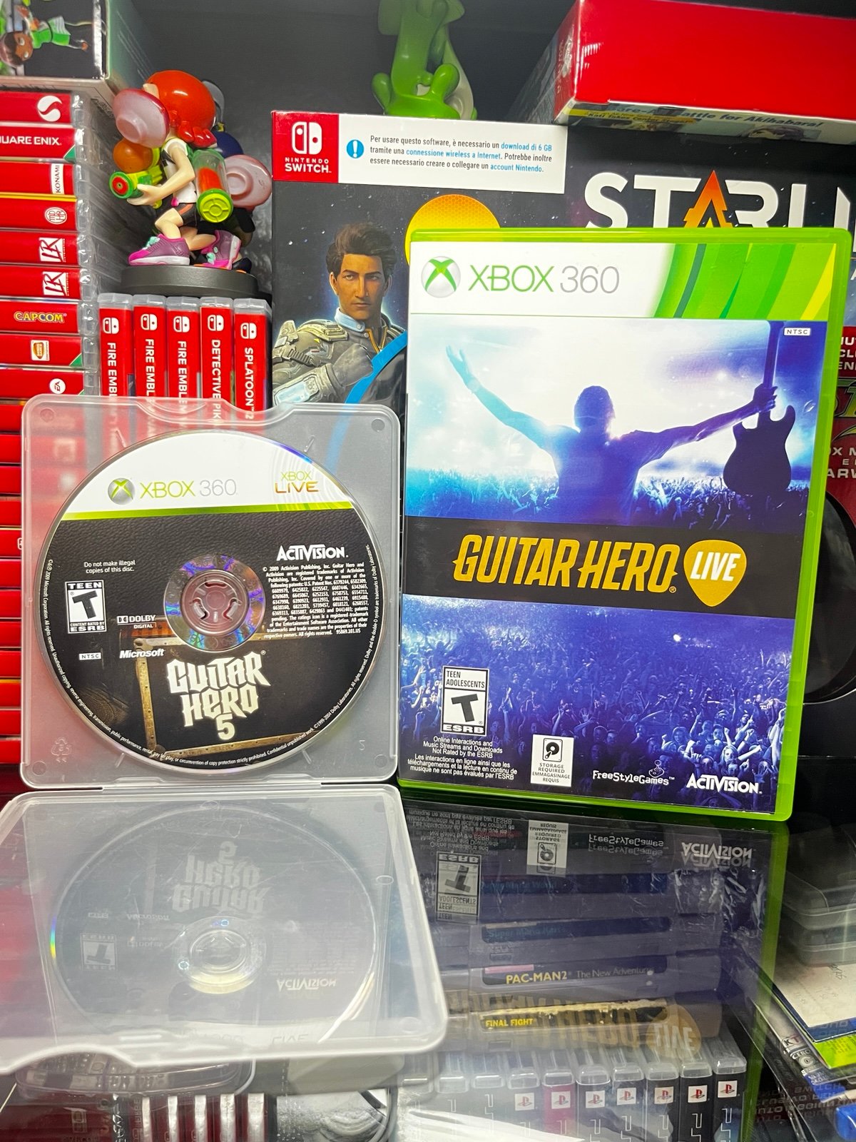 Guitar Hero 5 and Guitar Hero Live for Xbox 360