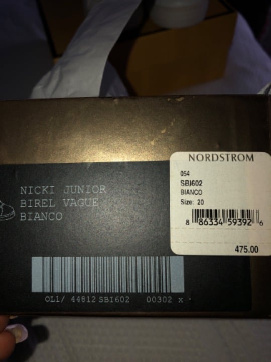 Kids designer sneakers