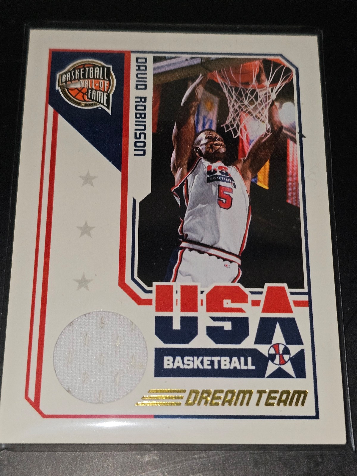 David Robinson USA dream Team jersey card
